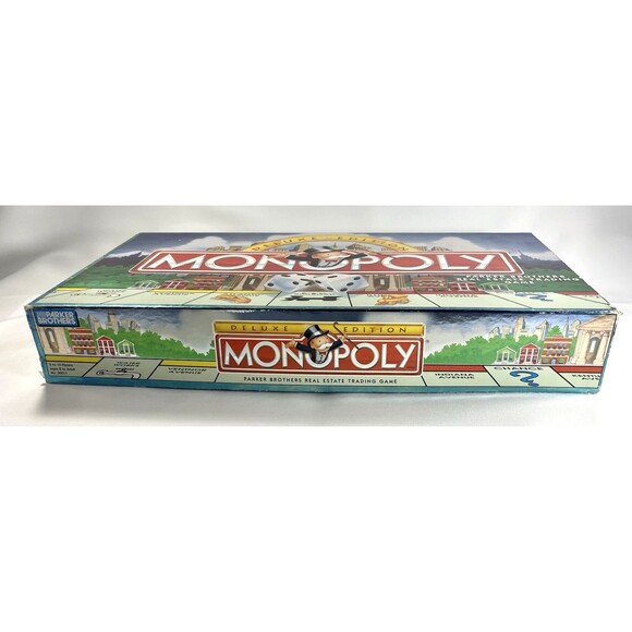 Monopoly Deluxe Edition 1995 Parker Brothers Vintage Board Game - Picture 13 of 14